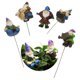 thumbnail image 2 of Conjunto de 5 estatuas de resina para jardín en miniatura, adorno para maceta de jardín de hadas en interiores y exteriores, 2 of 8