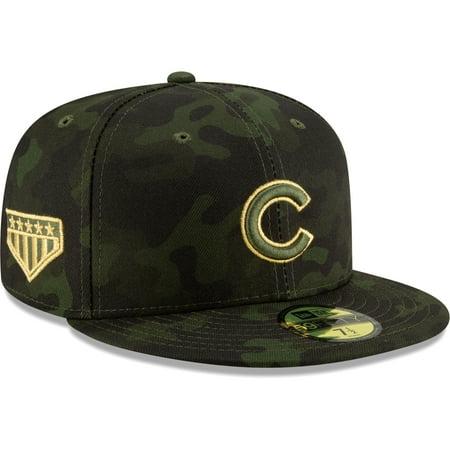 Chicago Cubs New Era 2019 MLB Armed Forces Day On-Field 59FIFTY Fitted Hat -
