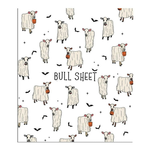 Cow Print Blanket Soft 480GSM Lightweight Cozy Throw For Bed Couch Sofa And Kids Toddlers