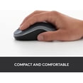 thumbnail image 4 of M185 Souris Sans Fil, 2.4GHz avec Récepteur USB Mini, Autonomie de 12 Mois, Suivi Optique 1000 DPI, Ambidextre, Compatible avec PC, Mac, Ordinateur Portable, 4 of 5