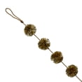 thumbnail image 4 of Gold Pom Pom Christmas Garland, 6 ft, by Holiday Time, 4 of 5