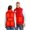 Heated Vest-A01Red, variant on Heated Vests for Women and Men Christmas Santa Heating Zones and 3-Levels Sleeveless Jackets Holiday Stand Collar Washable Coats with Pockets Party Rechargeable no Power Bank
