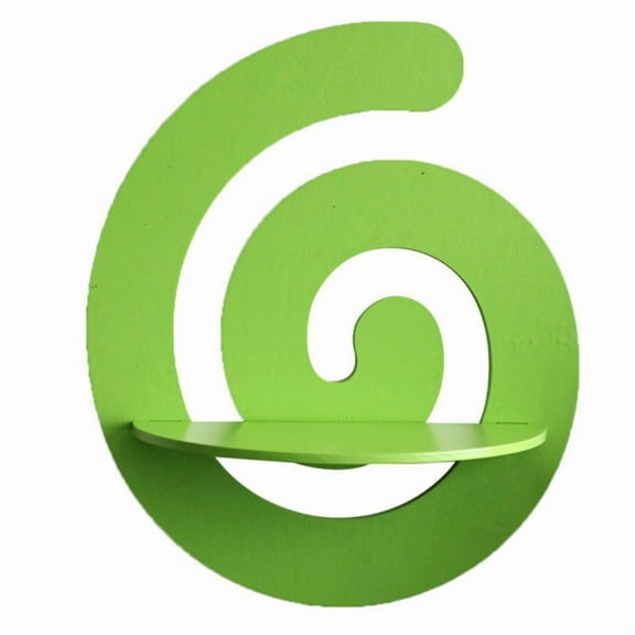 Wooden Wall Shelves Colorful Display Stand Art Wall Plant Decoration Shelf Bedroom Living Room Decoration Green