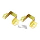 thumbnail image 5 of 2x Accesorios para barandillas de cama Soportes para marcos de cama Accesorios profesionales fáciles de instalar Oro, 5 of 9
