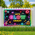 thumbnail image 3 of Neon Lights Glow Party Banner Retro Design Disco Theme for Birthday Party Indoor Decoration Dance Event, 3 of 9