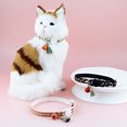 thumbnail image 3 of Puppy Collar with Tassel Design - Adjustable, Quick Release, Show Unique Charm - Polyester Bell Pendant Pet Collar Photography Prop Pet Supplies, 3 of 8
