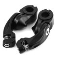 thumbnail image 3 of Krator Universal 3" Short Angled Adjustable Highway Foot Peg Mounting Kit Compatible with Harley Davidson FXDWG3 CVO 2002, 1 Pair, Black, 3 of 8