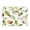 Watercolor Coconuts Pattern, variant on Large Fliplid Foldable Storage Bin Boxes Cubes Baskets with 2 Handles for Clothes Books 16.5x12.6x11.8 Inch Summer Ice Cream Pattern