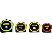 Stanley 4-Pack Utility Tape Measure Set
