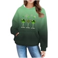thumbnail image 2 of Sweatshirt Sweater for Girls Crewneck Oversized Pullover Cotton Clothes Printed Long Sleeves Tops Casual Fleece Sweater with Pocket Fall Winter Warm Sweatshirts Kids Hoodies, 2 of 5