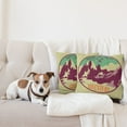 thumbnail image 4 of Ambesonne Adventure Throw Pillow Cover 2 Pack, Trekking Camping Art, 16", Multicolor, 4 of 5