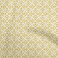 thumbnail image 1 of oneOone Tissu Rayonne Jaune Géométrique Triangle Matériel de Robe Tissu Imprimé Tissu au Mètre 56 Pouces de Large, 1 of 4