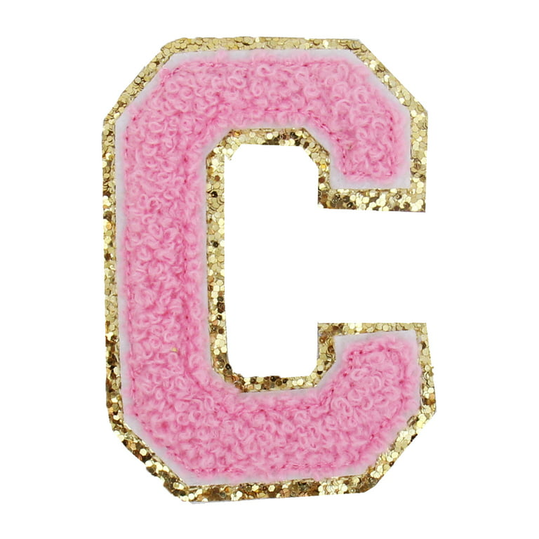 Tegne forsikring Walter Cunningham Se insekter 26 Letter Set Chenille Iron On Glitter Varsity Letter Patches - Pink  Chenille Fabric With Gold Glitter Trim - Sew or Iron on - 8 cm Tall -  Walmart.com