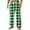 Mint Green, variant on CQONEPT Flannel Plaid Pj Pants for Mens Cozy Casual Drawstring Pant Lightweight Sleepwear Pajama Bottom with Pockets Mint Green 3XL