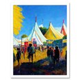 thumbnail image 1 of Glastonbury Music Festival 1987 Morning Oil Painting Art Print Framed Poster Wall Decor 12x16 inch, 1 of 5