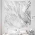 thumbnail image 1 of Marble Print Tapestry, Marble Surface Textured Cracks and Veins Shady Limestone Ceramic, Fabric Wall Hanging Decor for Bedroom Living Room Dorm, 5 Sizes, Grey Dust, by Ambesonne, 1 of 1