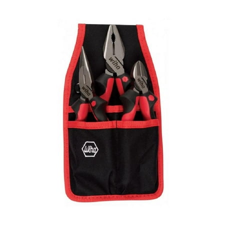 UPC: 0084705309934 | Wiha Industrial Softgrip Pliers And Cutters Set 3 Piece