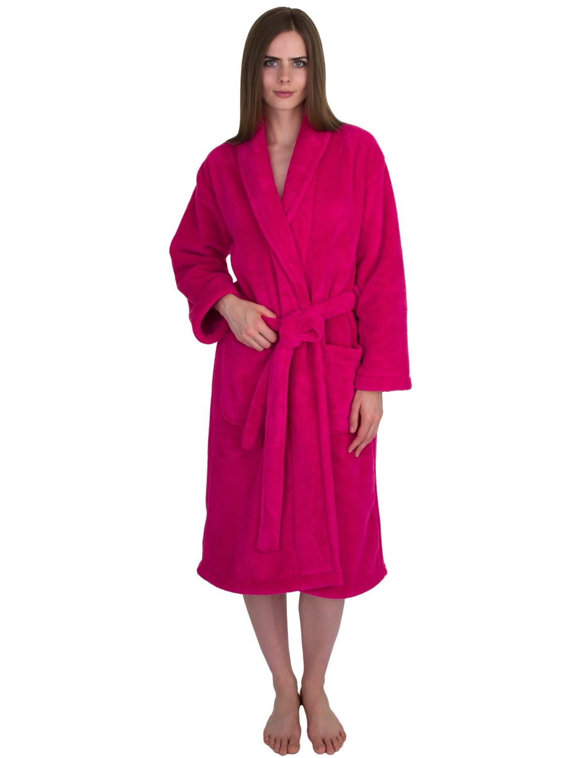 TowelSelections Women's Super Soft Plush Bathrobe Fleece Spa Robe X