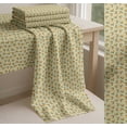 thumbnail image 6 of Soimoi Yellow Cotton Poplin Fabric Stripe & Orange Fruits Print Fabric by Yard 42 Inch Wide, 6 of 7