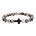 thumbnail image 3 of Birdeem Natural Stone Black Elastic Thread Bracelet Natural Stone Black Elastic Thread Bracelet, 3 of 5