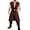 Red%GC100, variant on SJLDQY Carnival Mens Pirate Dress Up Fashion Velvet Vest Outfits Party Funny Stage Performance Clothes Set