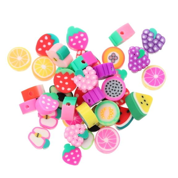 MERRYHAPY 100Pcs Polymer Clay Spacer Beads Assorted Colors Soft Clay Beads for Jewelry Making and Crafts