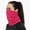 Magenta, variant on Micro Fleece Neck Warmer | Winter Neck Gaiter | Contoured Tube Scarf For Women and Men - Heather Grey