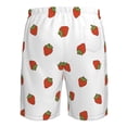 thumbnail image 6 of Naloa Hand Drawn Strawberry Men's Beach Shorts, Surfing shorts, Swim trunks, Quick Dry Swim Trunks for Surfing Beach Fun - 3X-Large, 6 of 9