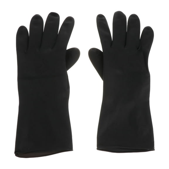 UPGRATOR Hair Styling Gloves Reusable Black 1 Pair 10Inch