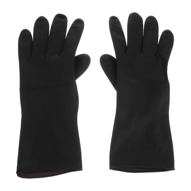 MERRYHAPY Guantes Para Peluquería Y Limpieza Con Elástico Protección Para Manos Negro