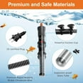 thumbnail image 4 of Tawatiler Aquarium Heater, 100W Small Submersible Fish Tank Heater with Digital Thermometer, Suitable for Marine Saltwater and Freshwater up to 15-30 Gallon, 4 of 9