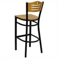 thumbnail image 3 of Flash Furniture Hercules 30" Black Back Metal Bar Stool in Natural, 3 of 4