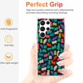 thumbnail image 2 of Colorful Cat Collage Case for Samsung Galaxy S23 Ultra ,Aesthetic Art Design Pattern TPU Shock Proof Cover Case, 2 of 5