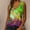 Green, variant on Aloohaidyvio Womens T-Shirts ,Women Fashion Tops Sleeveless Vest U-neck Printed Tee Vest Blouse Tops