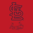 thumbnail image 4 of Women's Fanatics Red/White St. Louis Cardinals Backup Option Pullover Hoodie, 4 of 4