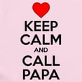 thumbnail image 2 of CafePress - Keep Calm Call Papa Body Suit - Baby Light Bodysuit, Size Newborn - 24 Months, 2 of 4