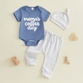 thumbnail image 2 of Splozh Preemie Baby Clothes 3 6 12 18 Months Newborn Baby Boy Clothes Long Sleeve Romper Shirt Tops Pants Summer Fall Outfits Cute Hat,Navy,0-3 Months, 2 of 9