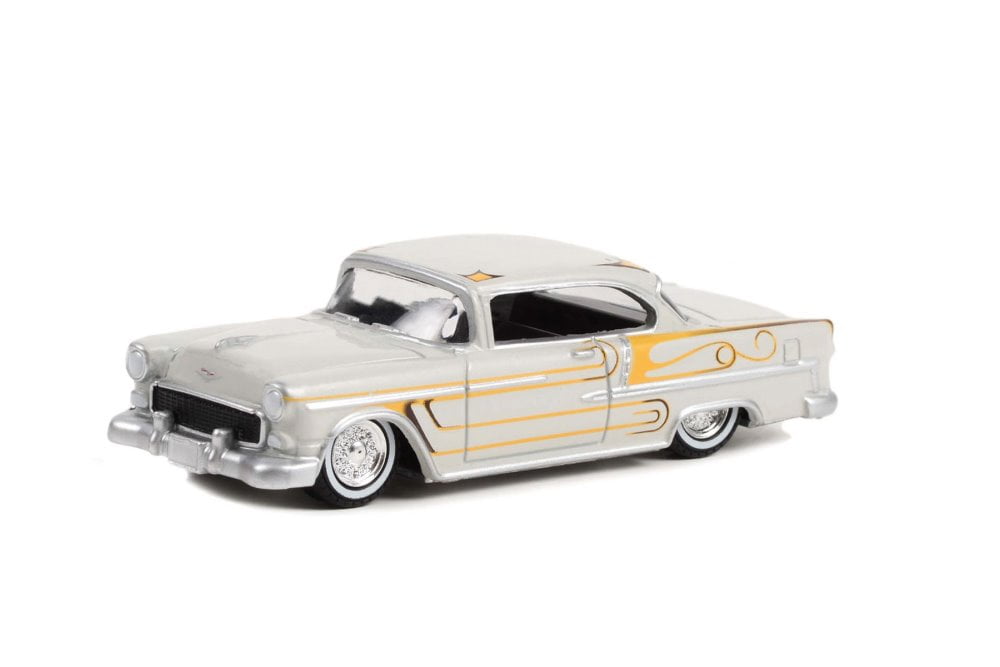 Greenlight 1963 Chevrolet Bel Air, White with Orange Interior