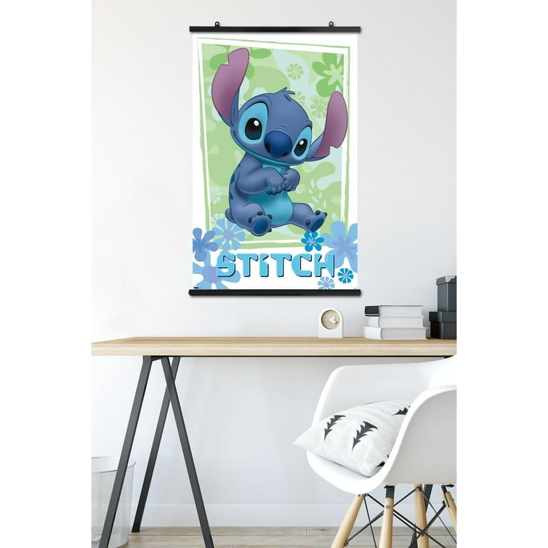 Trends International Disney Lilo and Stitch - Flowers Wall Poster, 22.375  x 34, Unframed Version