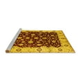 thumbnail image 2 of Ahgly Company Machine Washable Indoor Rectangle Oriental Yellow Industrial Area Rugs, 2' x 3', 2 of 4