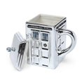 thumbnail image 1 of Taza Underground Toys Doctor Who Chrome TARDIS, 450 ml, 1 of 5
