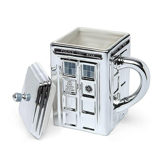 Taza Underground Toys Doctor Who Chrome TARDIS, 450 ml