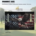 thumbnail image 7 of Uorisanigo Golf Cart Seat Covers, Soft Eagle American Flag Golf Cart Seat Towel Blanket for EZGO TXT RXV/Club Car DS Precedent Seat Protector, Golf Cart Accessories, 52.36"x 32.28", 7 of 7