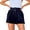 Blue, variant on Casual Shorts for Women Elastic High Waist Loose Lightweight Waistband Summer Shorts with Pockets