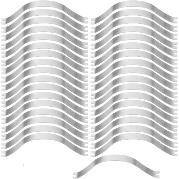 shiyou-60 Pack Canvas Float Frames Spring Clips Replacement Metal Picture Frame Backing Retaining Clip for Poster Frame Canvas Floating Frame Backing Boards Cardboard Painting Photo Frames