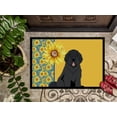 thumbnail image 3 of Carolines Treasures WDK5444JMAT 24 x 36 in. Summer Sunflowers Black Newfoundland Indoor or Outdoor Mat, 3 of 5