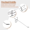 thumbnail image 3 of Uxcell 25Pack 7.87" Pegboard Hook Display Hook, Grid Wall Bracket Peg Board Display Hook, 3 of 6