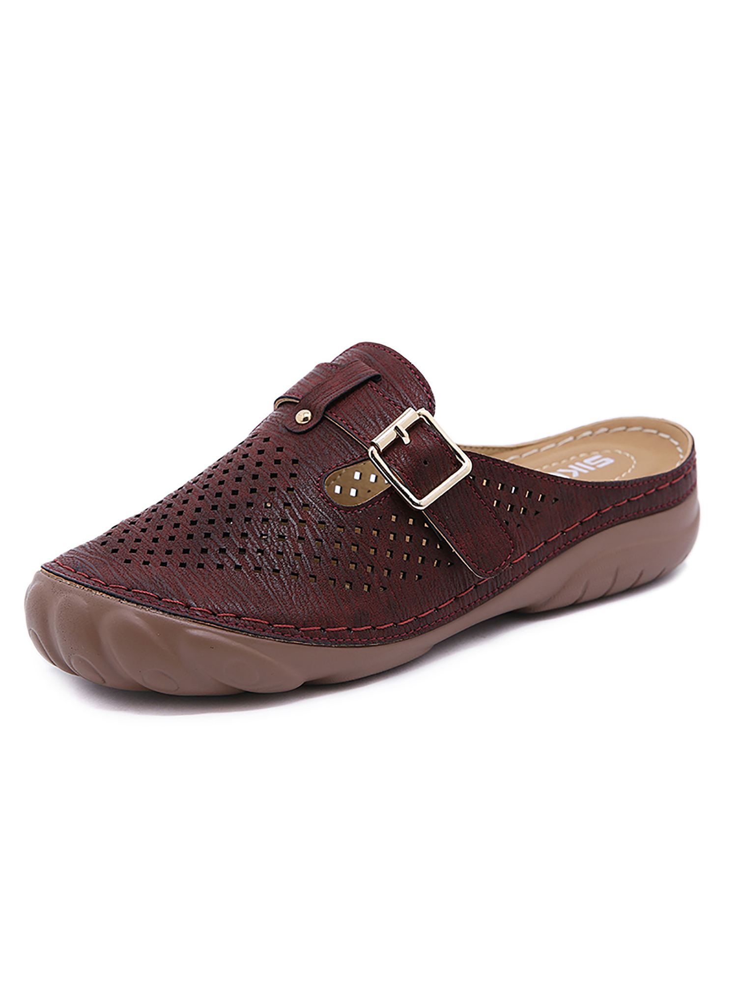 Ritualay Women's Closed Toe Slippers Lightweight Nonslip Platform Mule