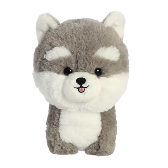 Aurora - Small Gray Teddy Pets - 6.5" Husky - Playful Stuffed Animal