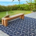 thumbnail image 6 of Reyn Spooner Kona Coast Royal Honu Tropical Sea Turtle Navy Blue White Flatweave Indoor/Outdoor Area Rug, 9x13, 6 of 9